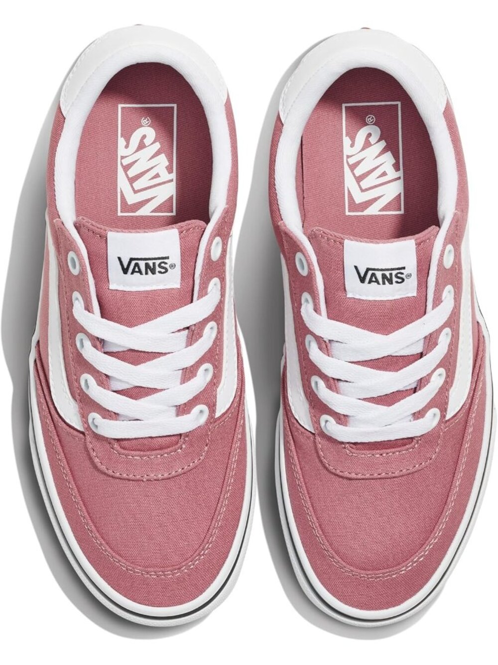 Vans Women's Dusky Rose Brooklyn Ls Shoe | Low-top Sneakers Everyday Wear - Picture 5 of 6